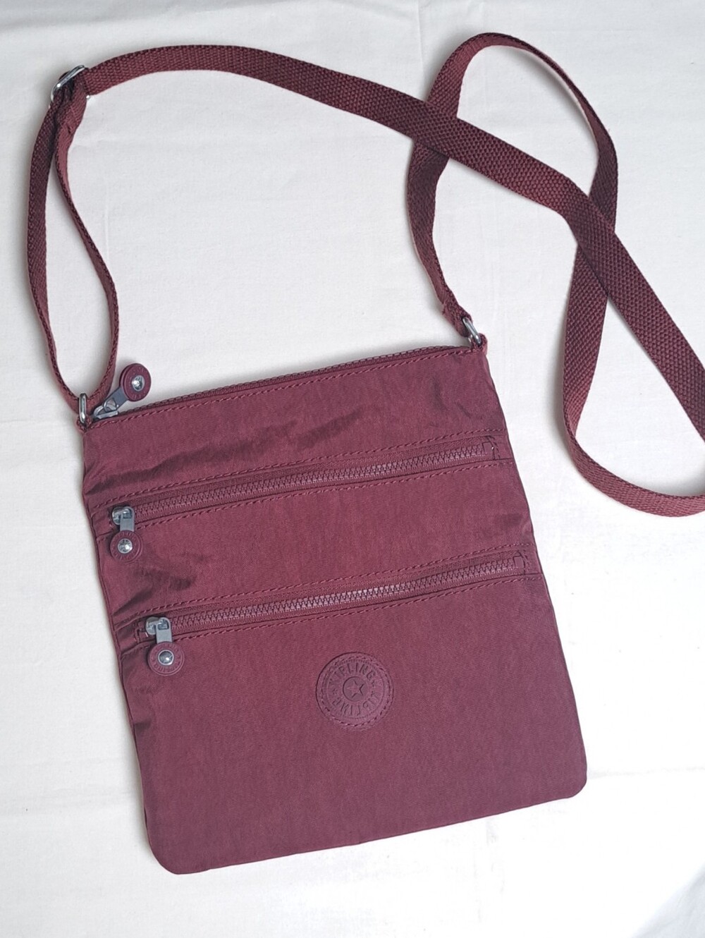 Kipling Keiko Mini Crossbody Bag Wine Burgundy Purse
